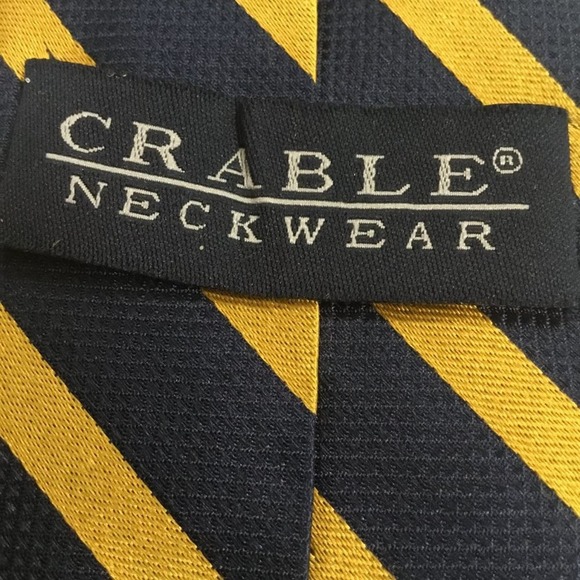 CRABLE SILK NECKTIE (WITH GRIZZLY) - Picture 3 of 4